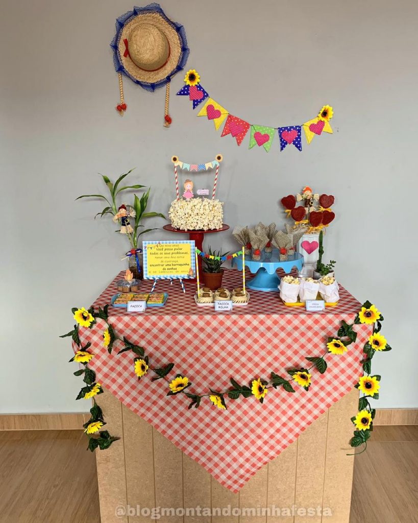decoração junina para casa
