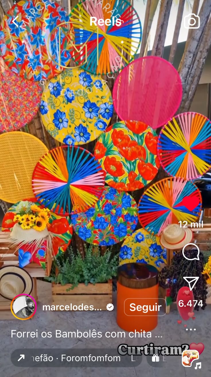 materiais para festa junina