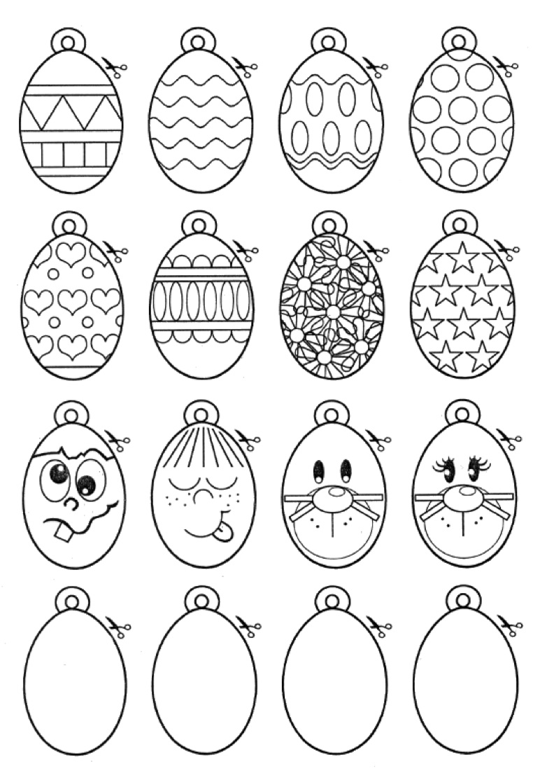 decoração de ovos de páscoa
