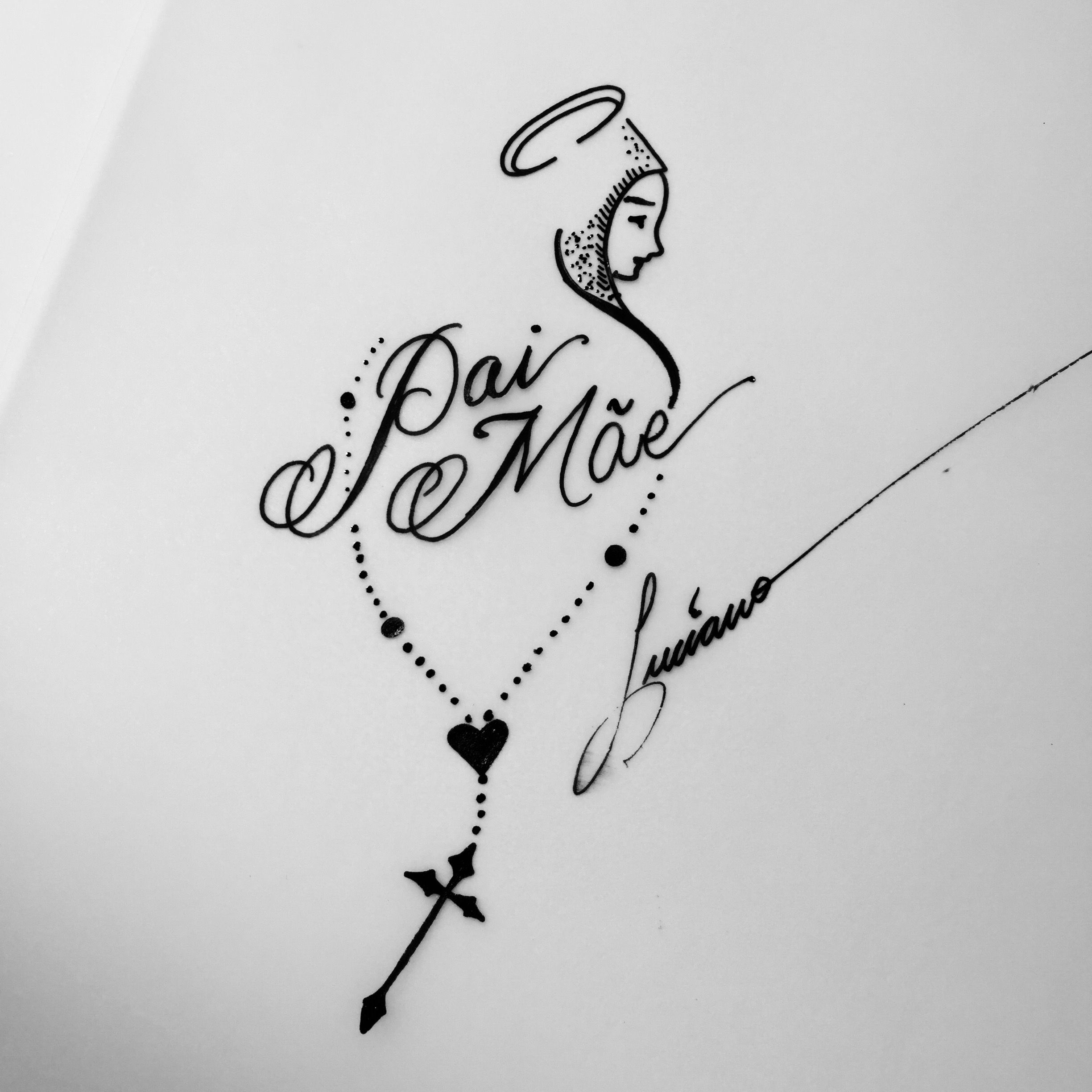 ideias tatuagem pai e mae