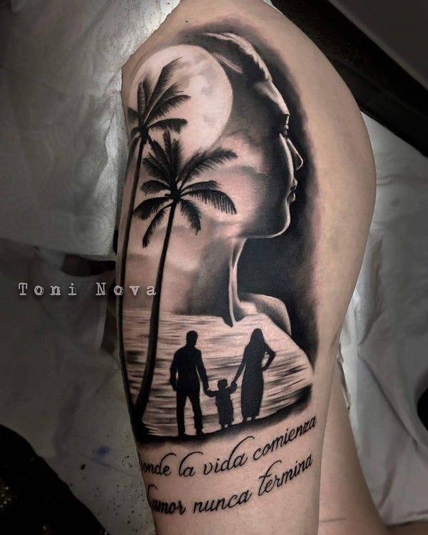 tatuagem filhos pais