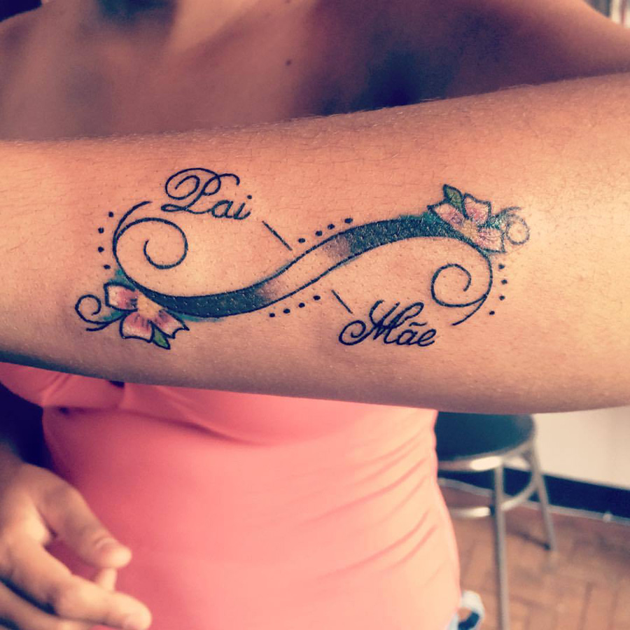 tatuagem familia pai mae