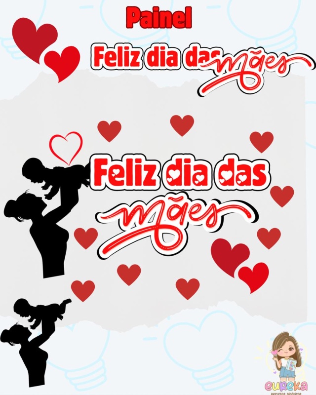 Painel criativo Dia das Mães