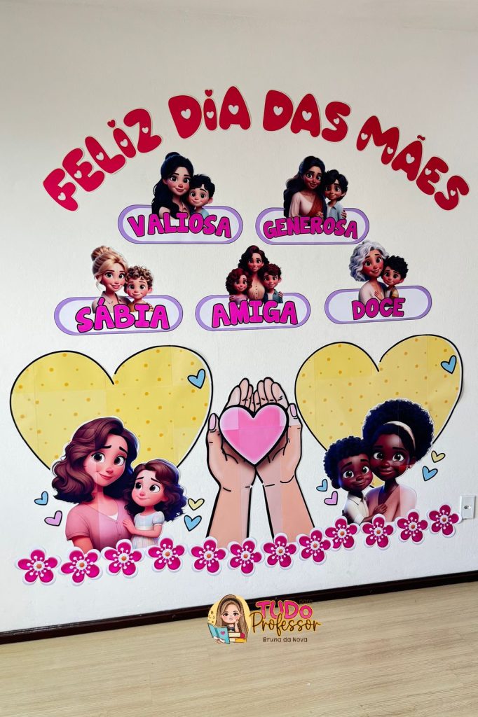 Painel 3D Dia das Mães