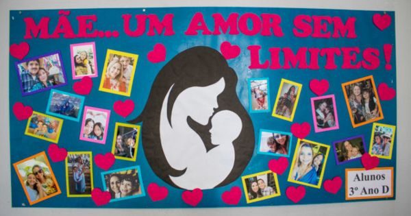 Painel de fotos Dia das Mães