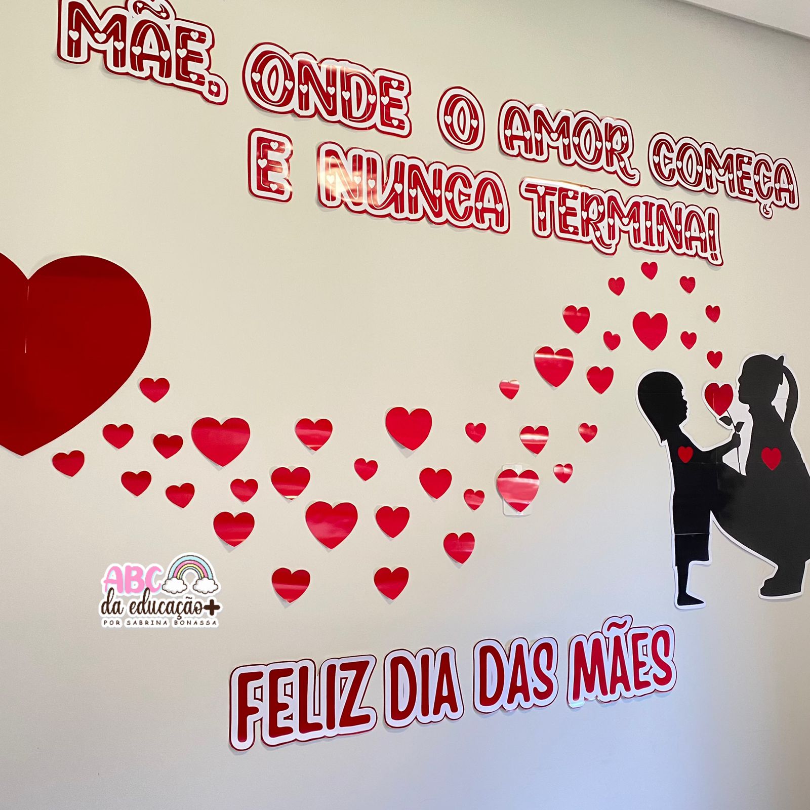 painel instagramável dia das mães igreja