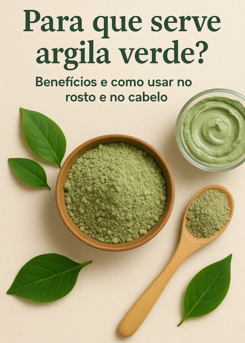 argila verde para acne