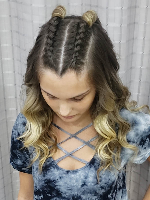 penteado trança casamento