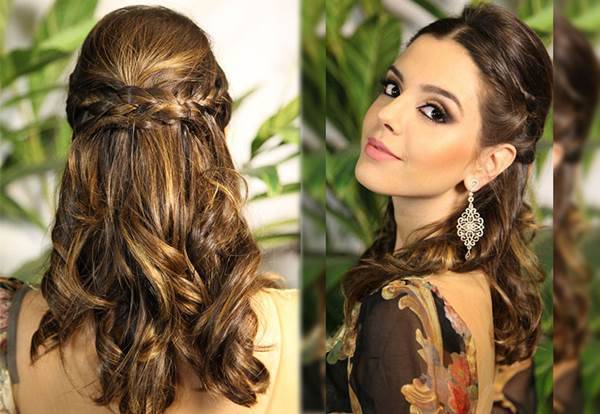 penteado de aniversário simples