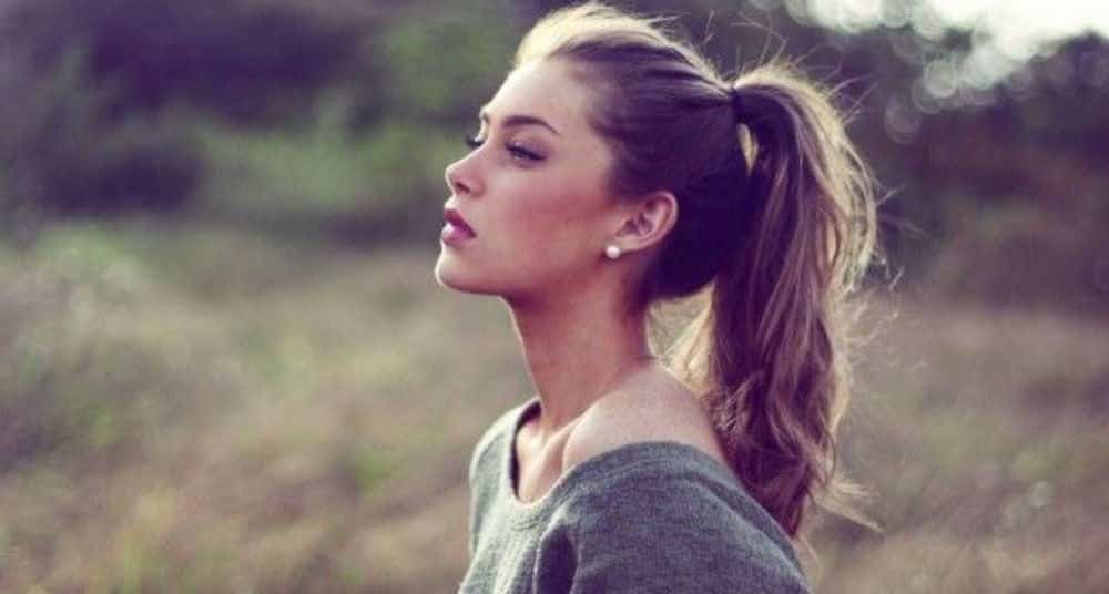 penteado para cabelo longo rabo de cavalo