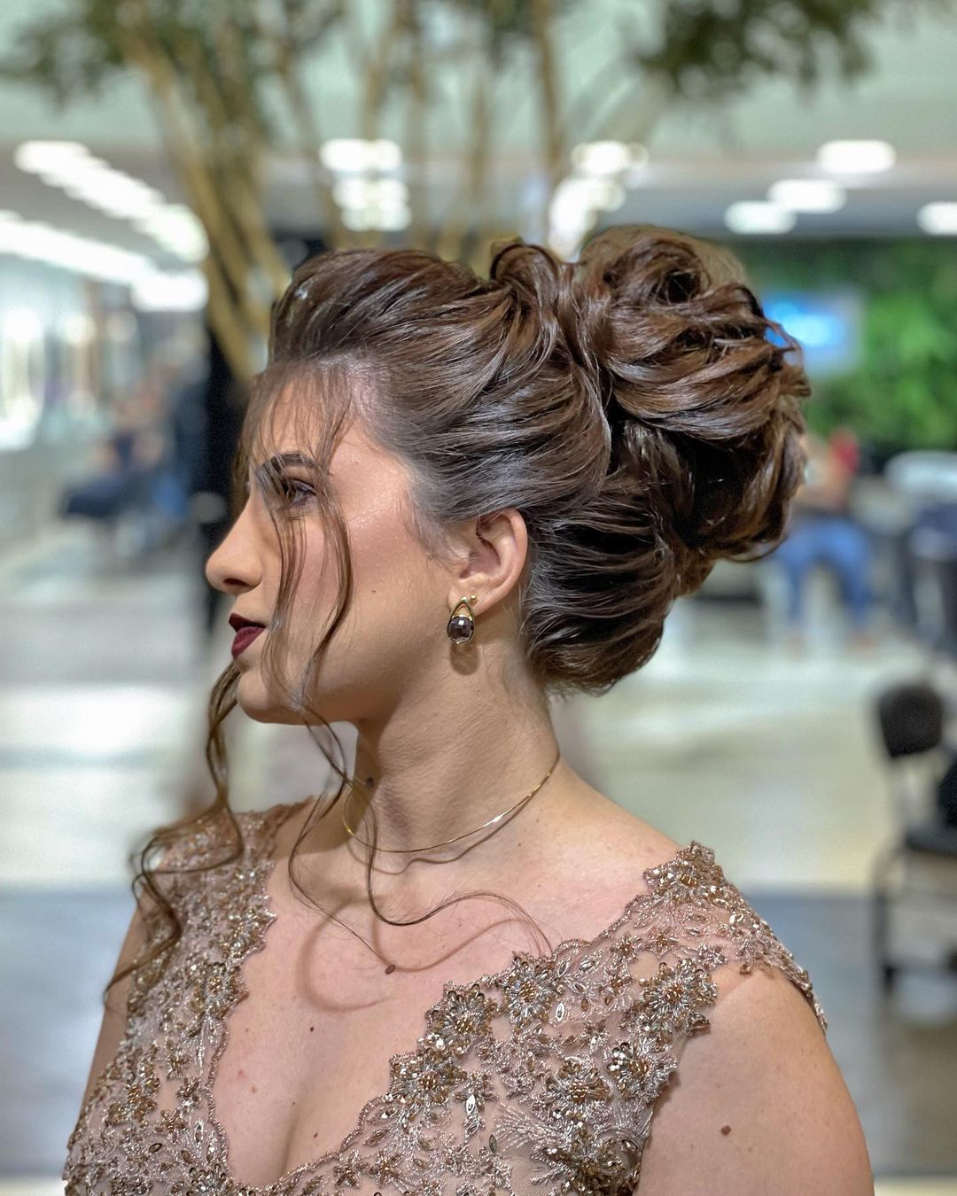 penteados rápidos cabelo médio