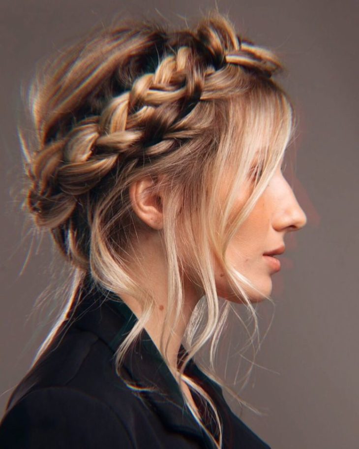 penteados para cabelo médio ondulado
