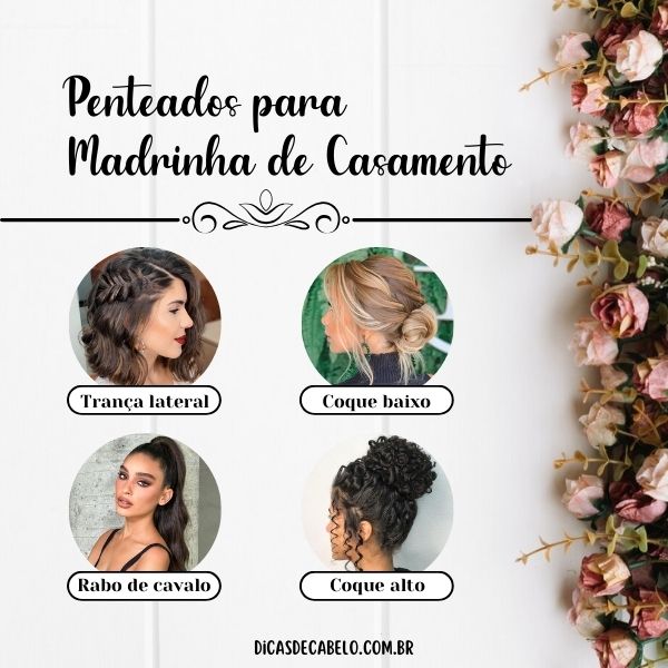 penteados para casamento no campo cabelo cacheado madrinha