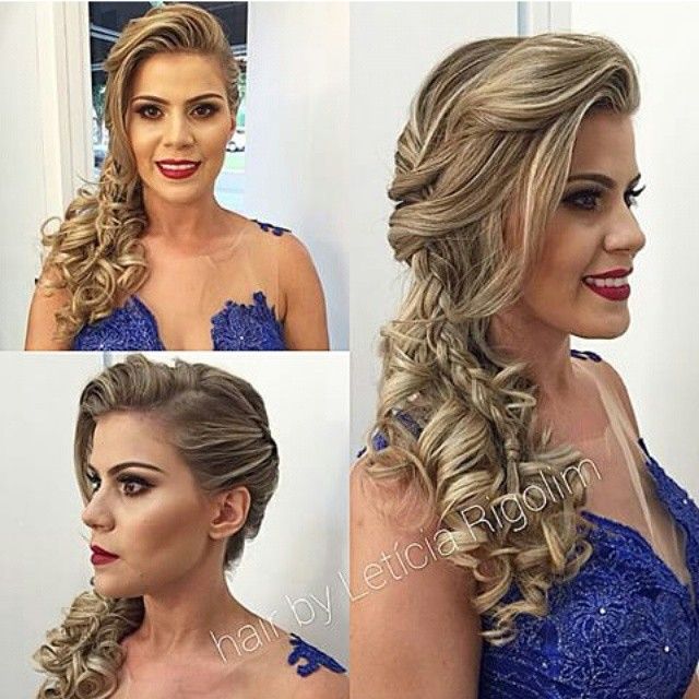 penteados para casamento na praia cabelo cacheado madrinha