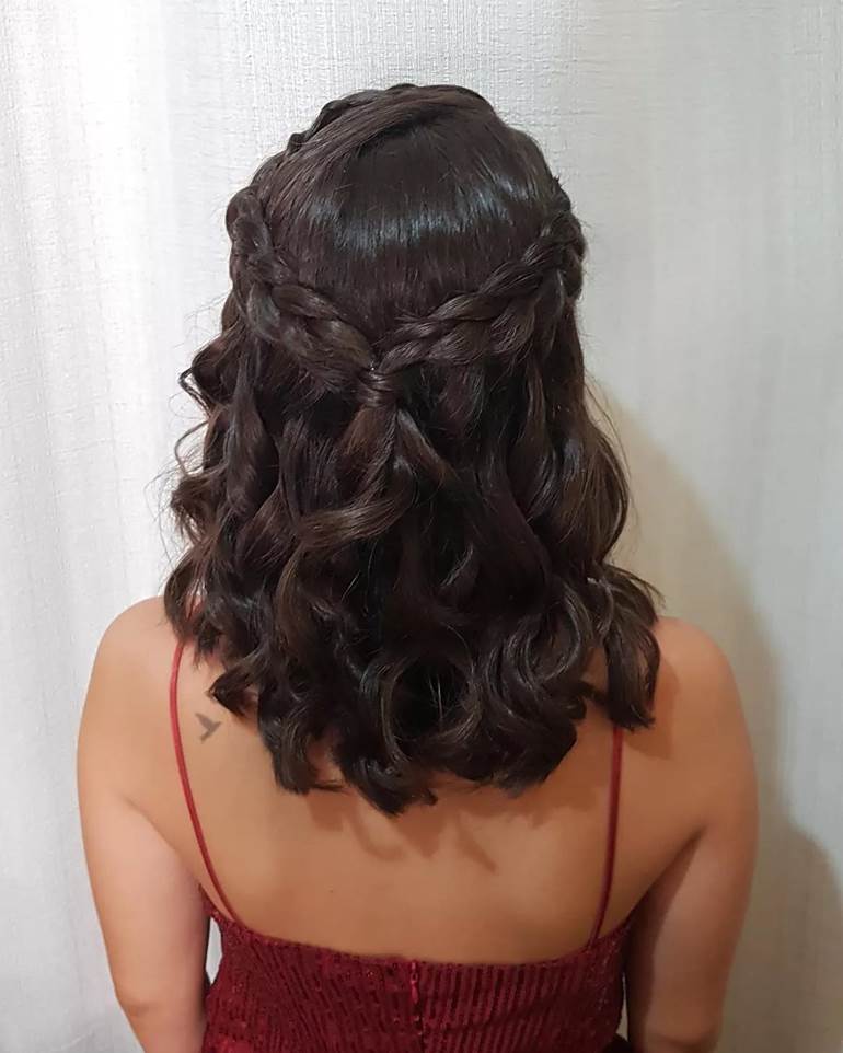 penteados fáceis cabelo solto