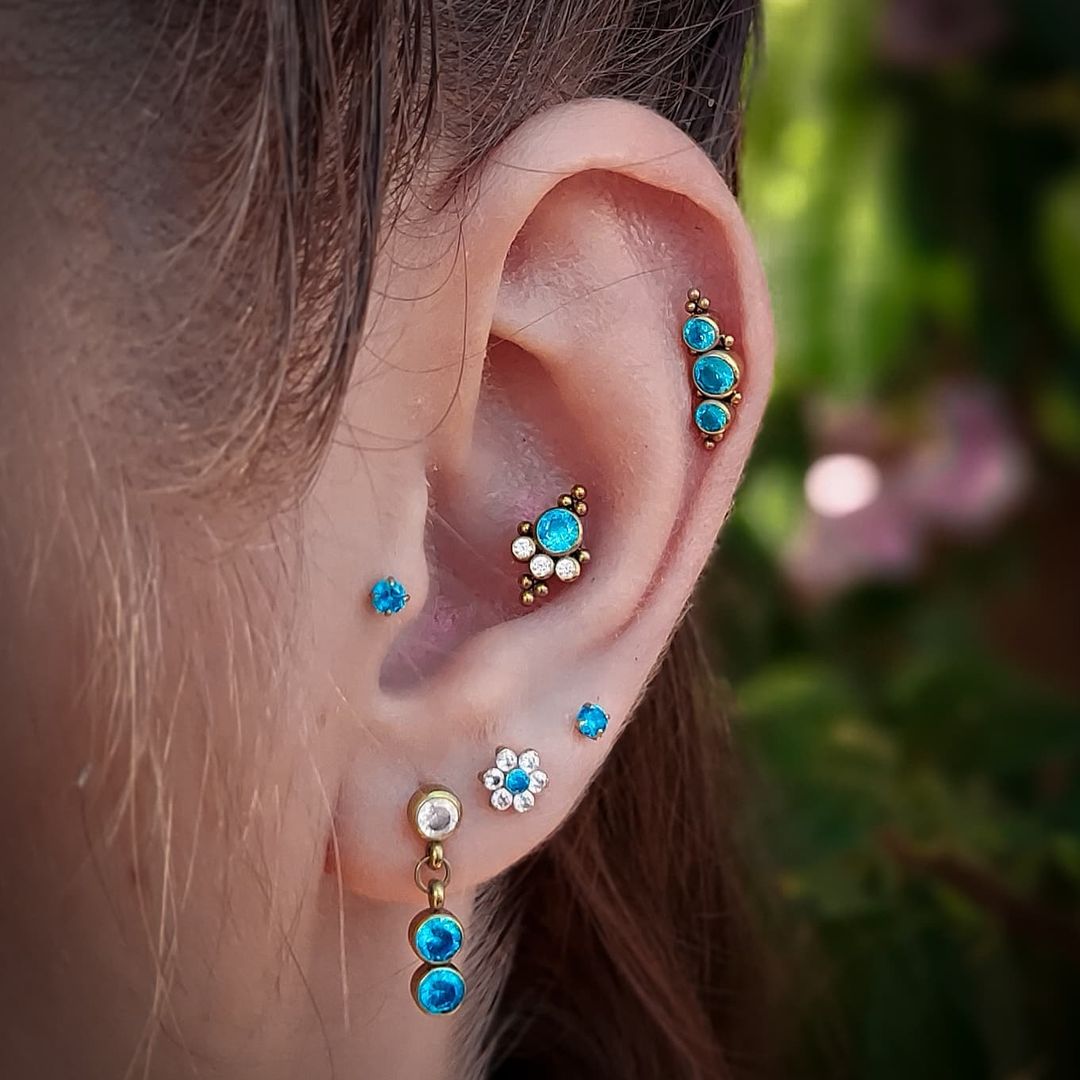 cuidados pós piercing orelha