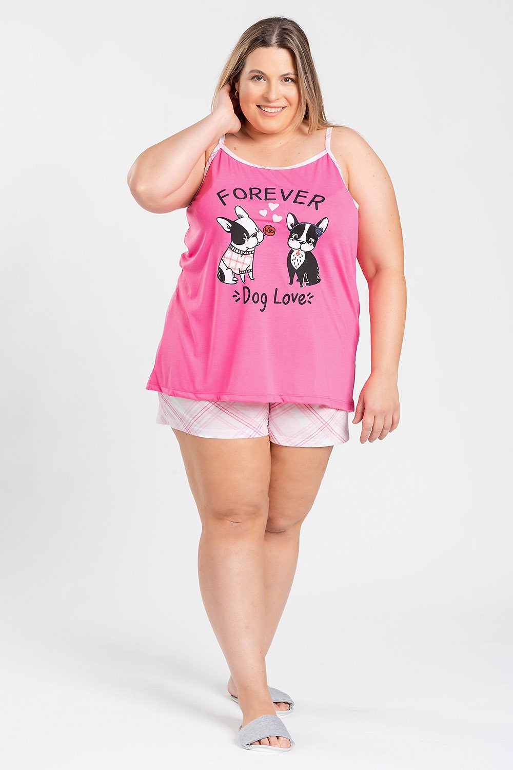 pijama rosa
