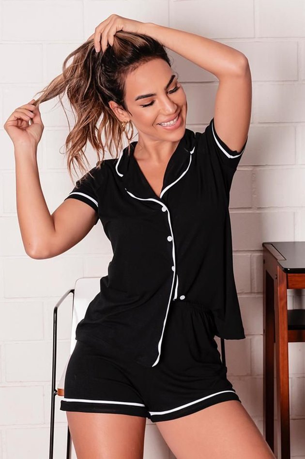pijama americano feminino curto