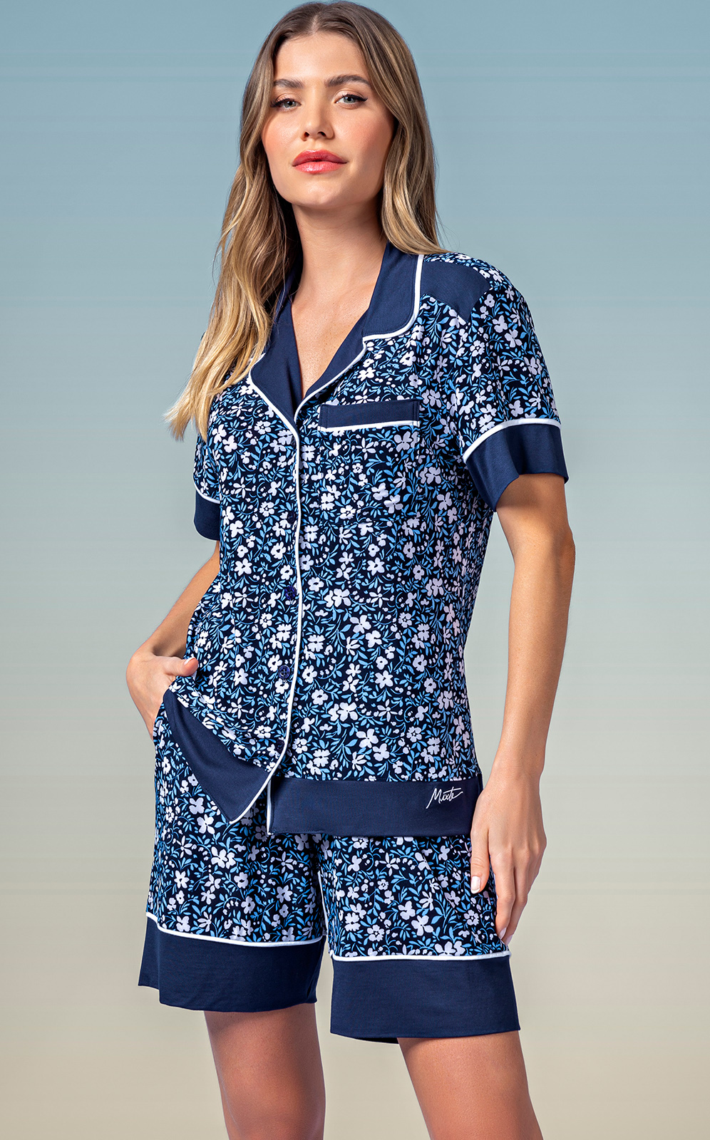 pijama de algodão feminino