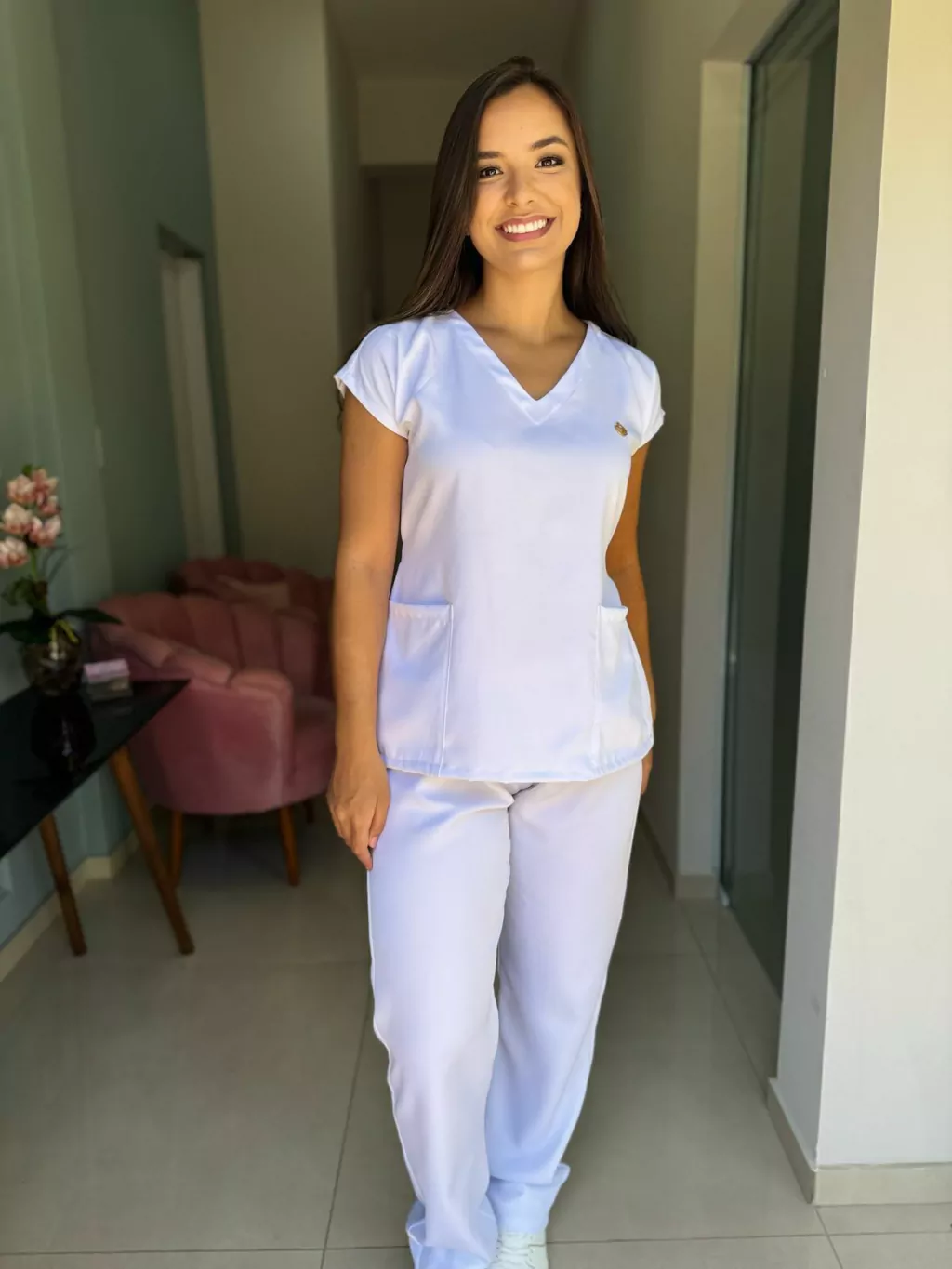 pijama branco feminino algodão