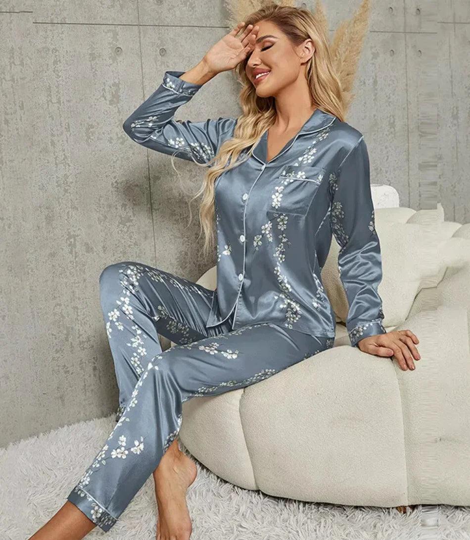 pijama de cetim feminino