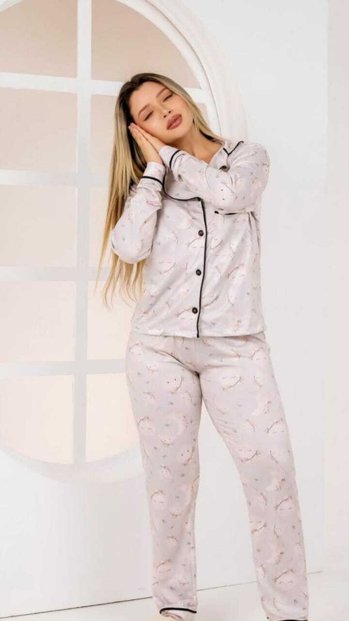 pijama de algodão chique