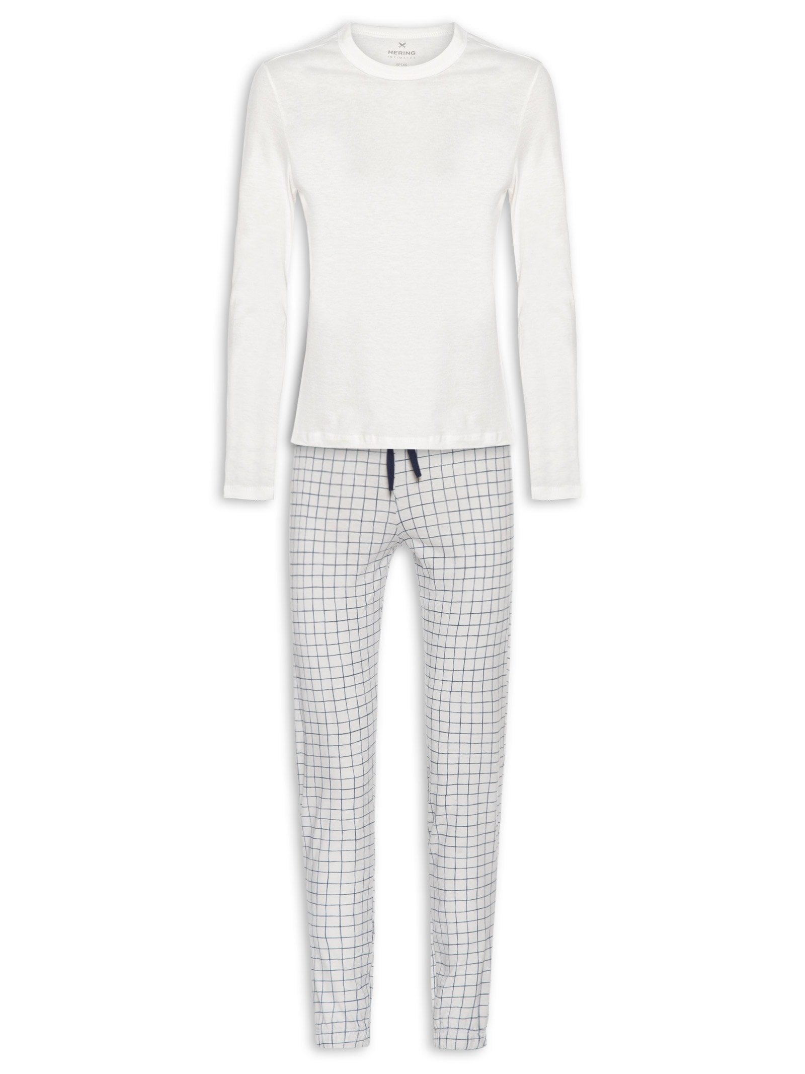 pijama modal cinza