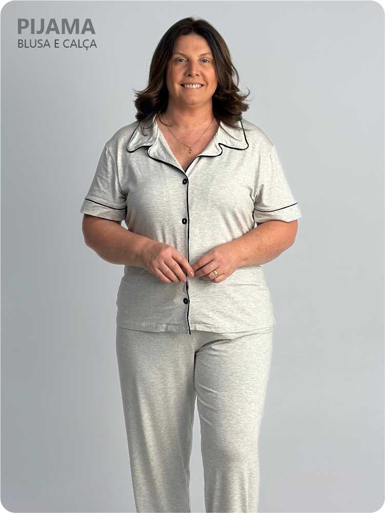 sleep dress cinza