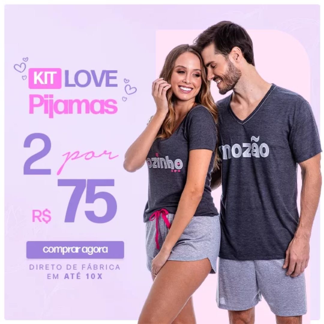 pijama estampado feminino