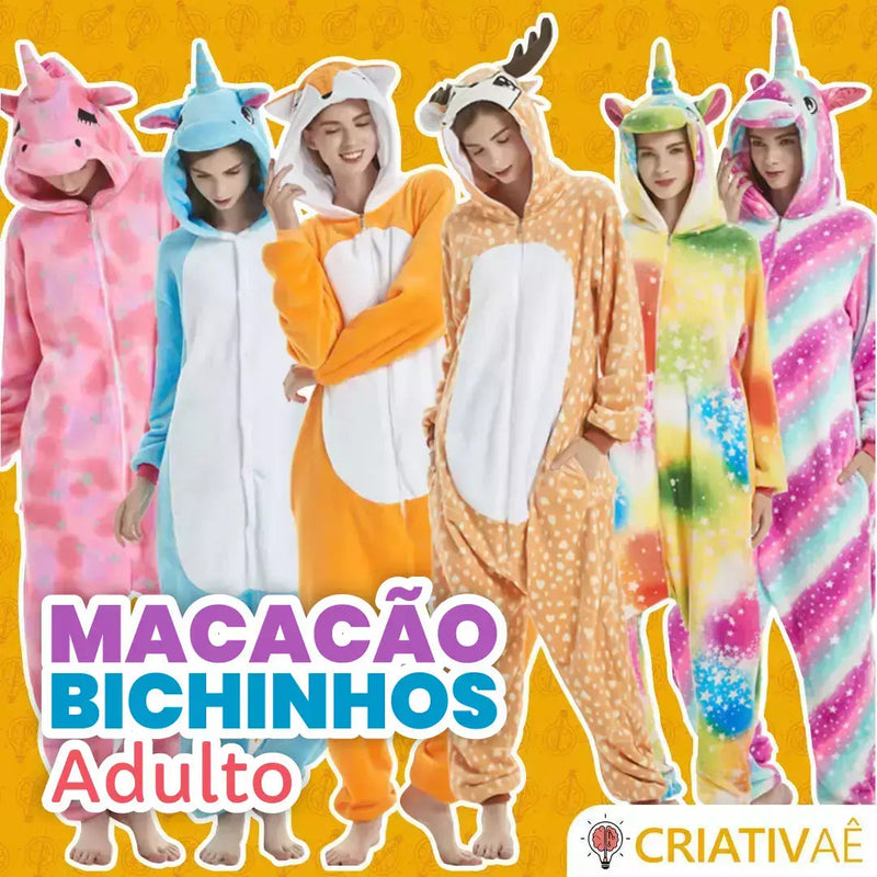pijama curto feminino de bichinho