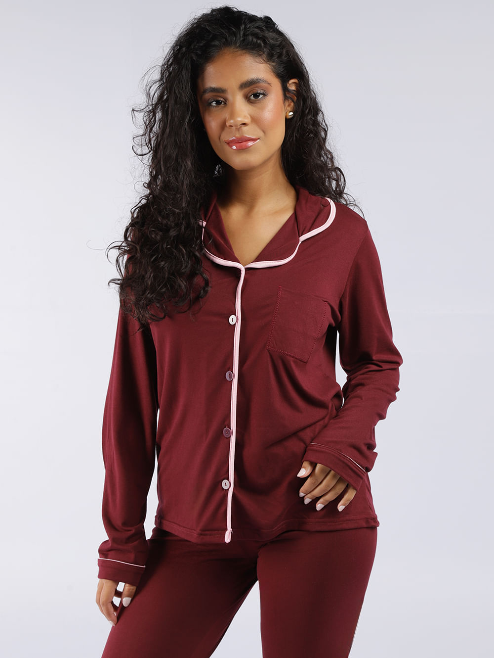 pijama feminino sem decote