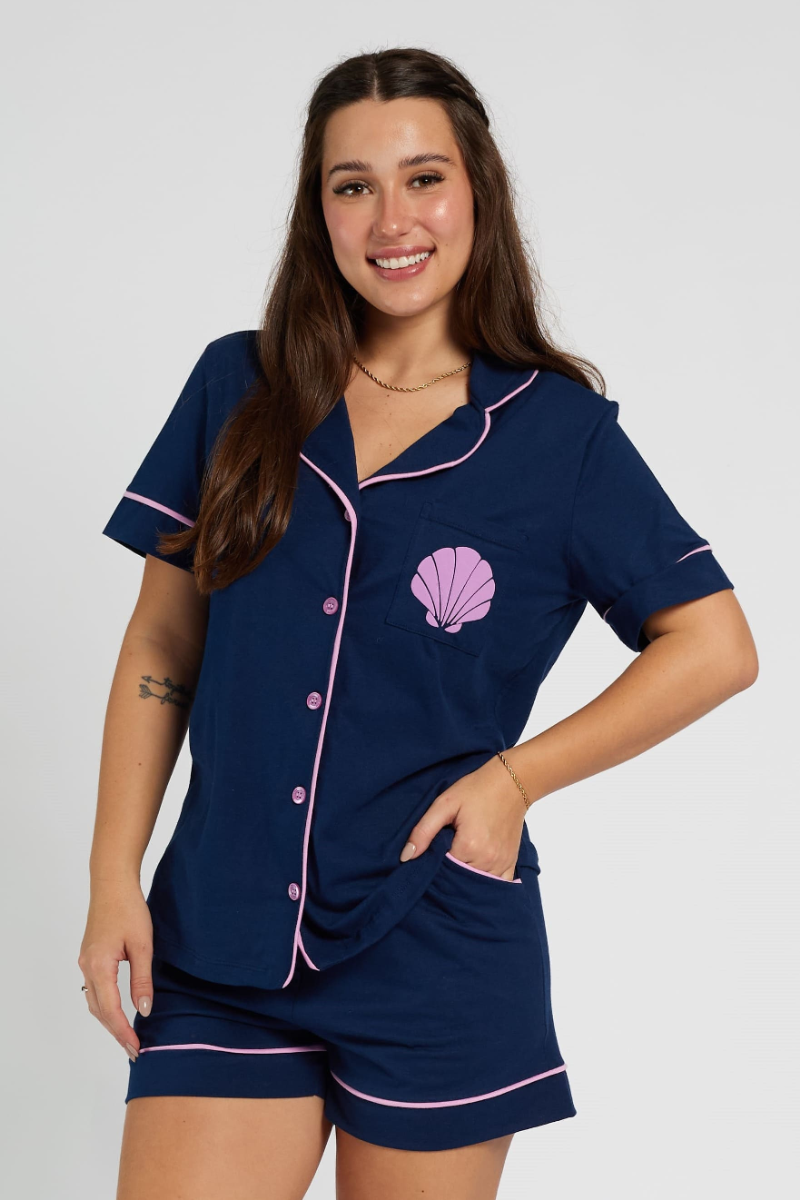 pijama social feminino discreto