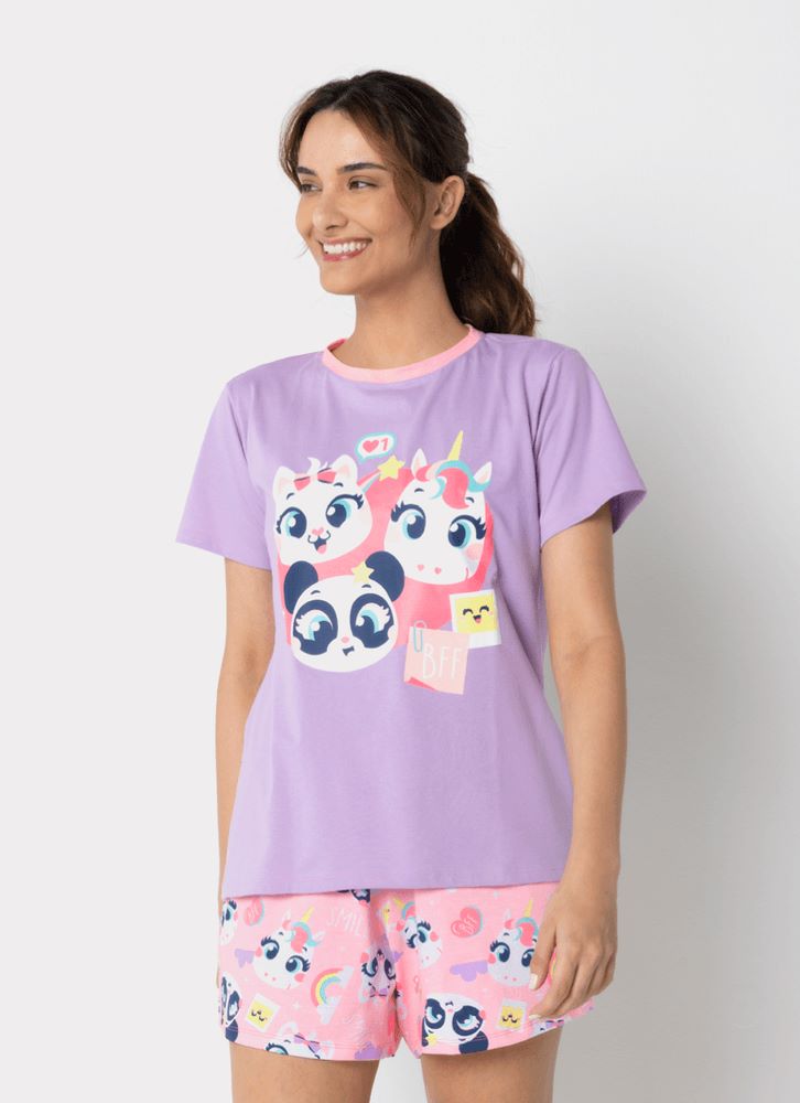 pijama temático feminino