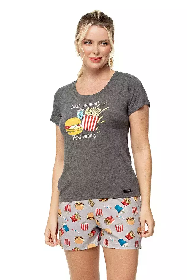 pijama de cetim feminino