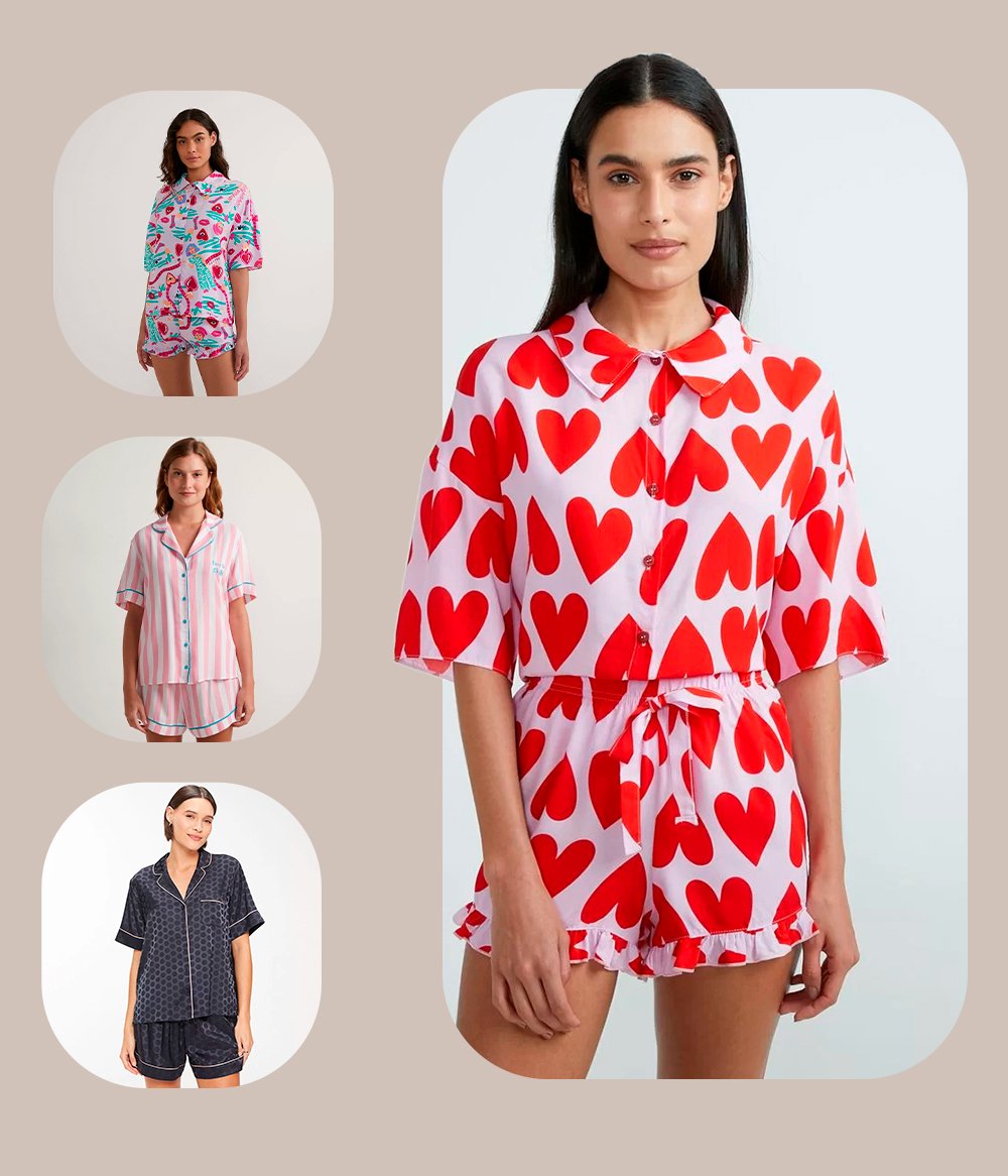 pijama de inverno feminino estampado