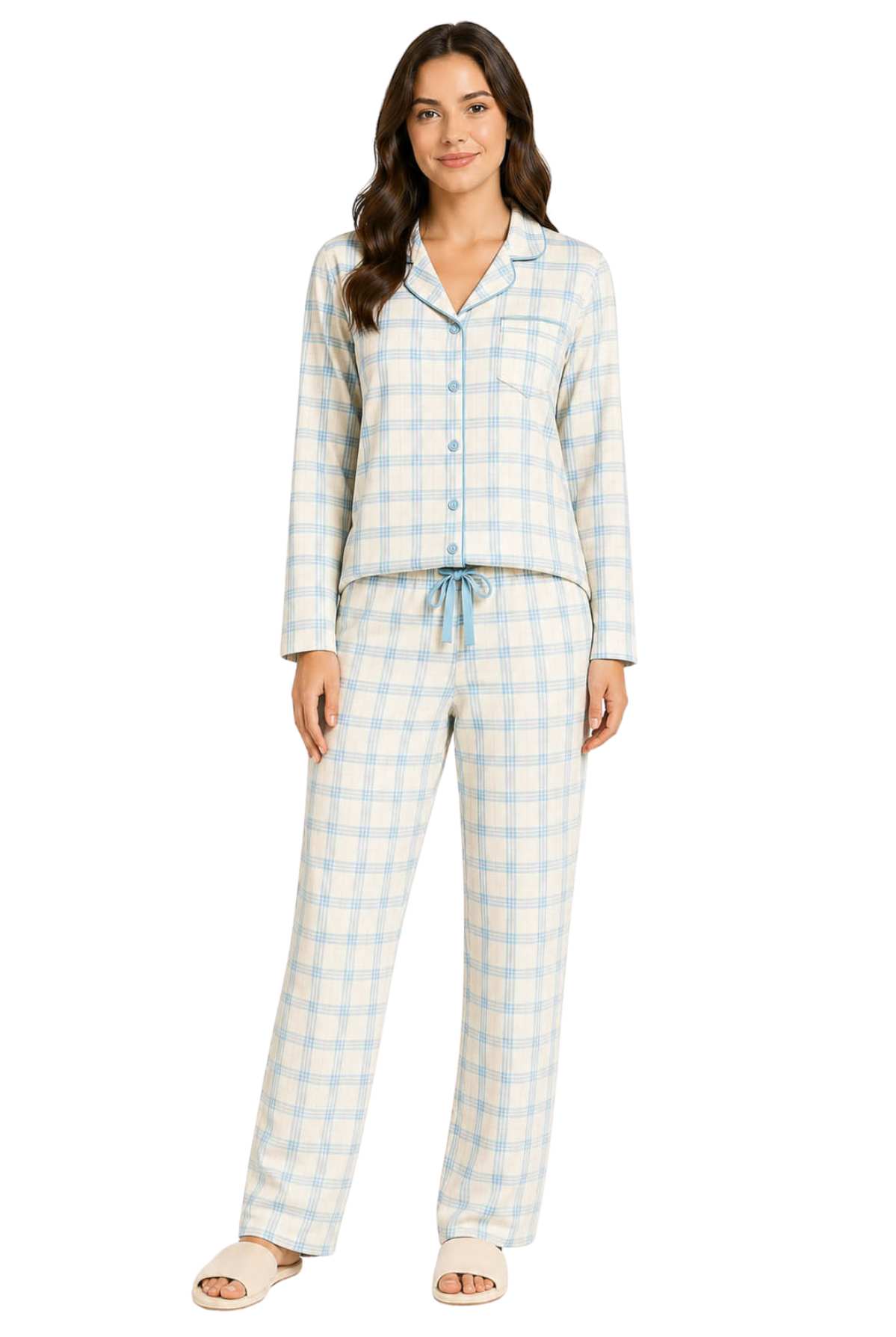 pijama feminino manga longa