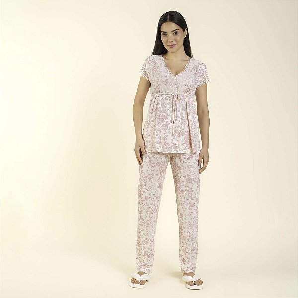 pijama curto gestante