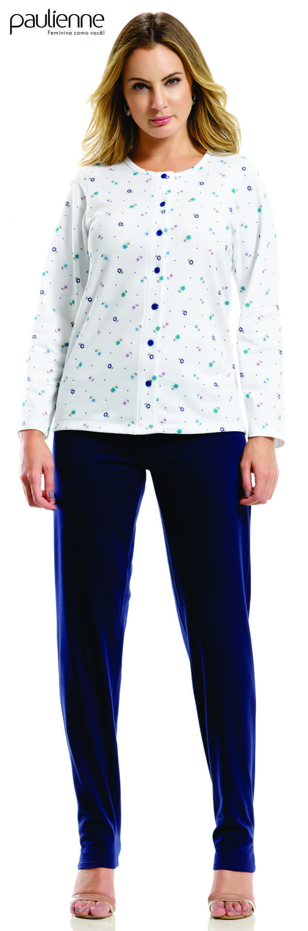 pijama algodão idosa