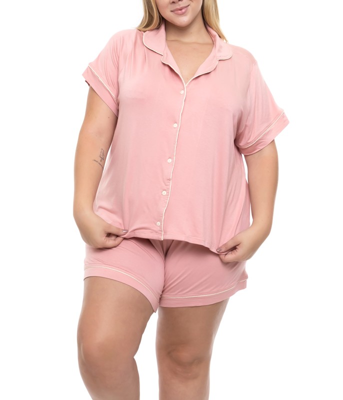 pijama com abertura frontal para idoso