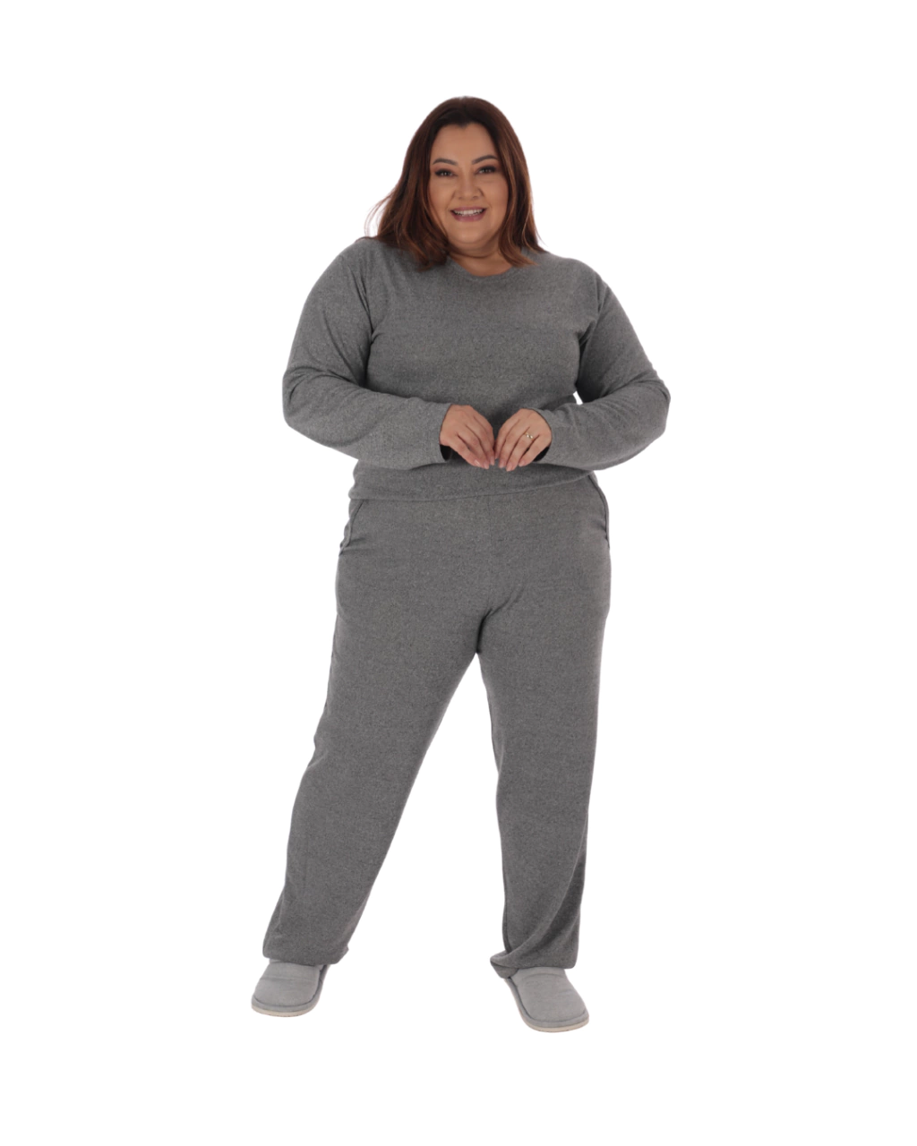 pijama feminino algodão liso