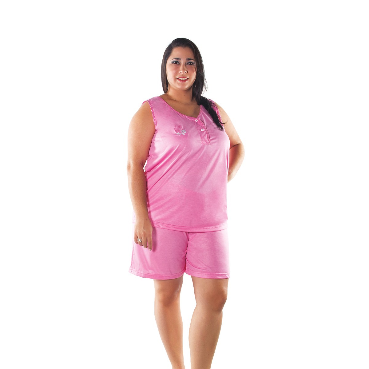 pijama feminino verão liso