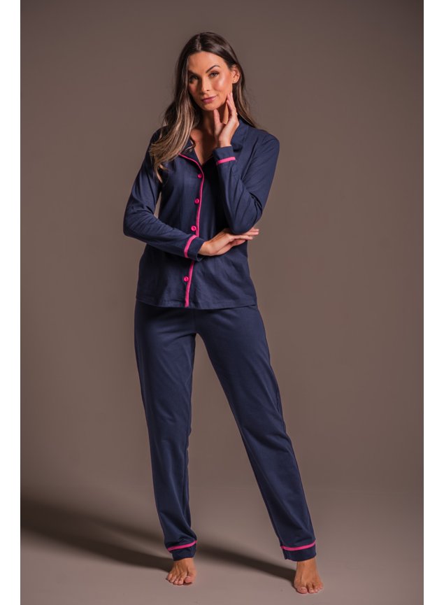 pijama feminino verão liso