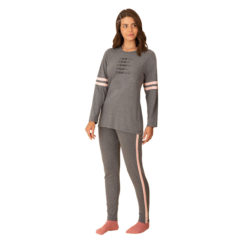 pijama para noite fria