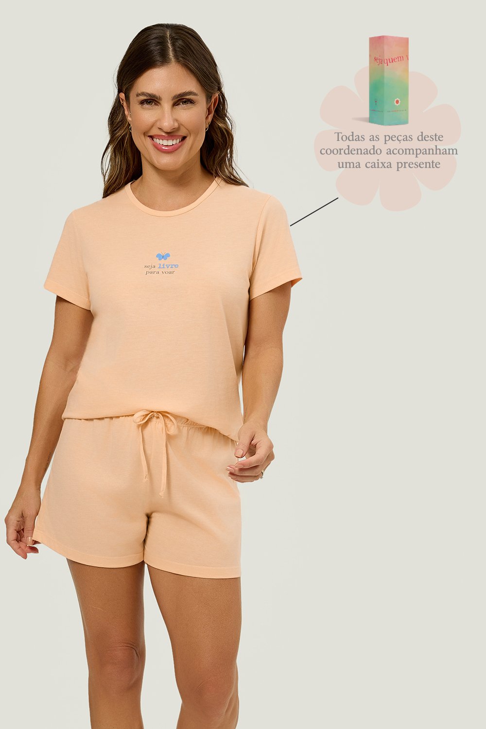 pijama feminino algodão para presentear