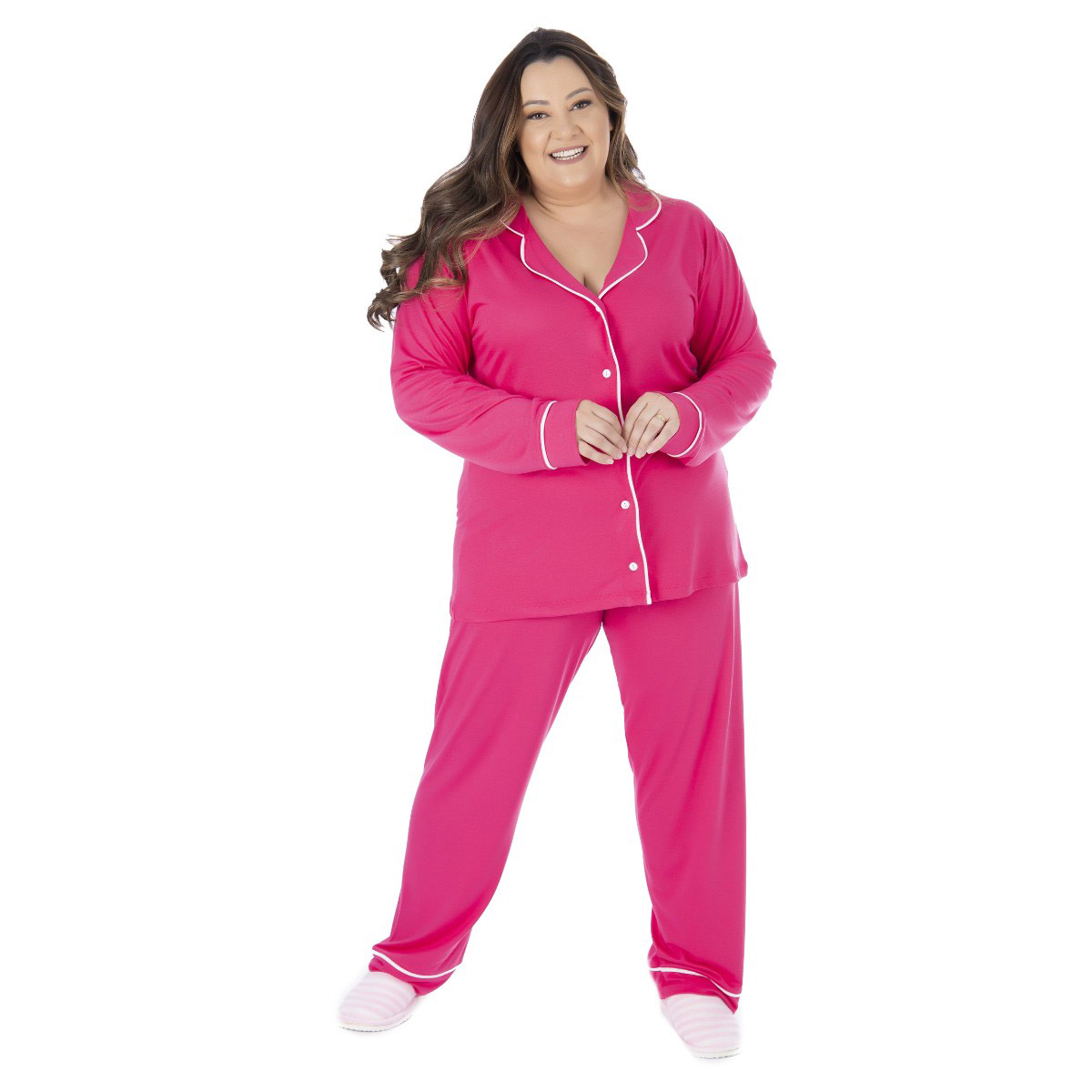 pijama modal plus size