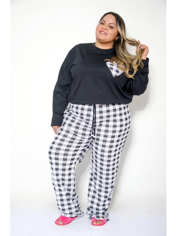 pijama plus size tamanho grande