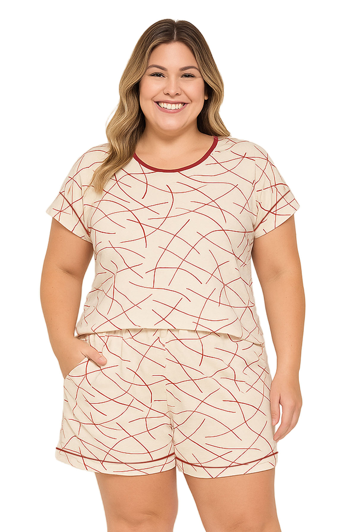 pijama plus size feminino