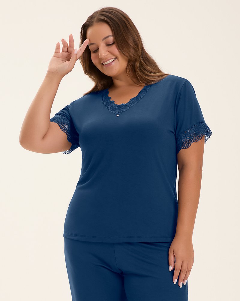 bermuda plus size pijama