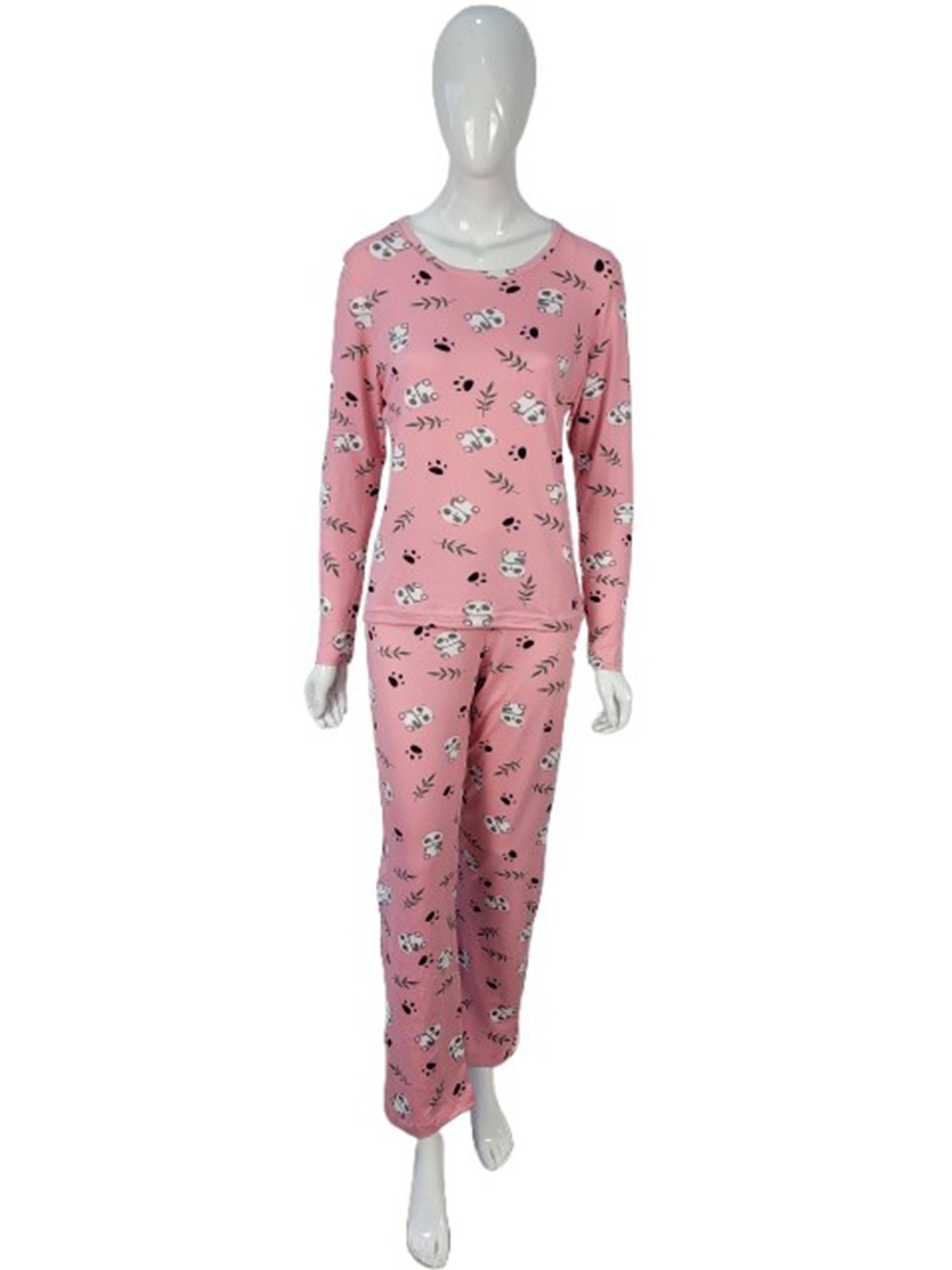 pijama rosa bolinhas