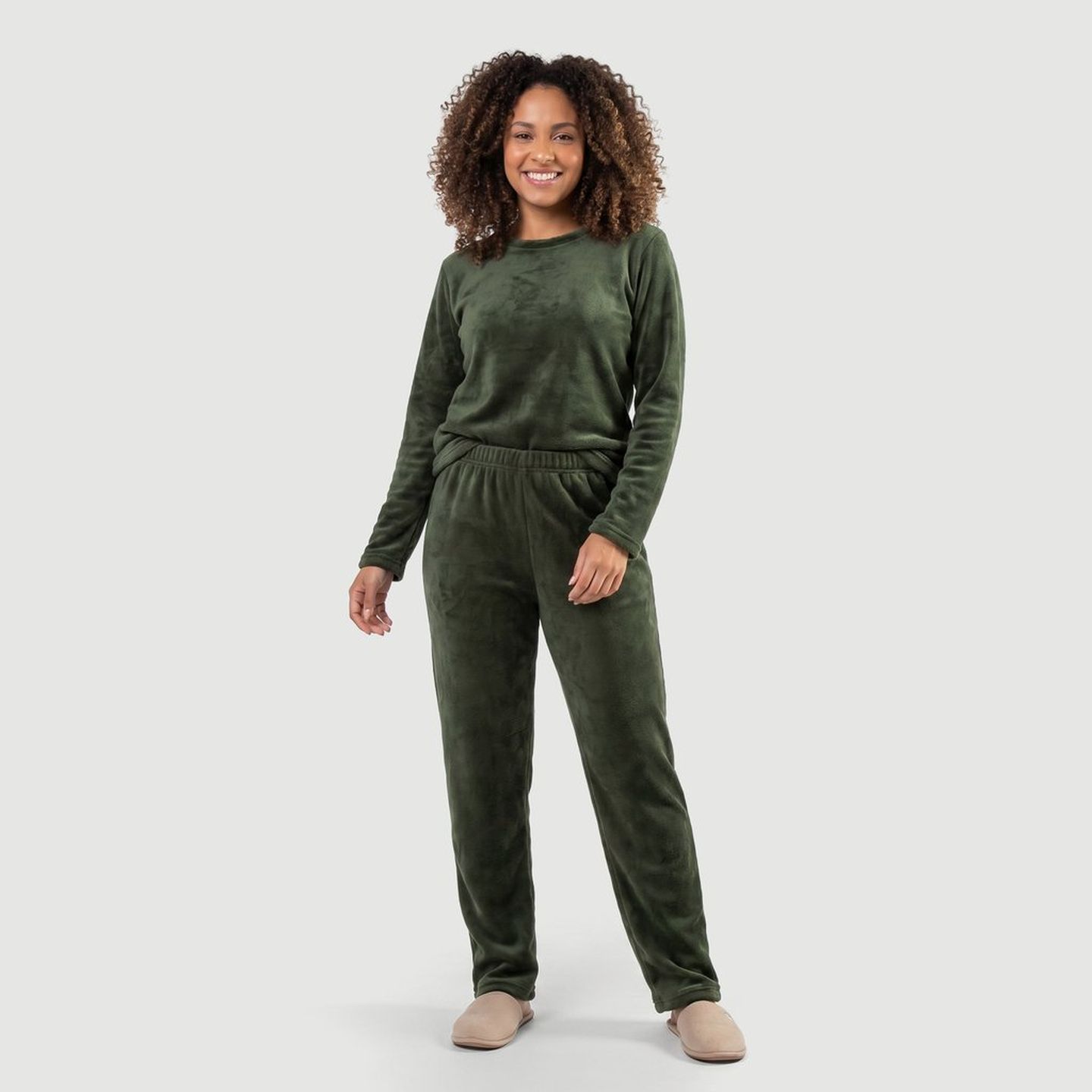 conjunto pijama verde